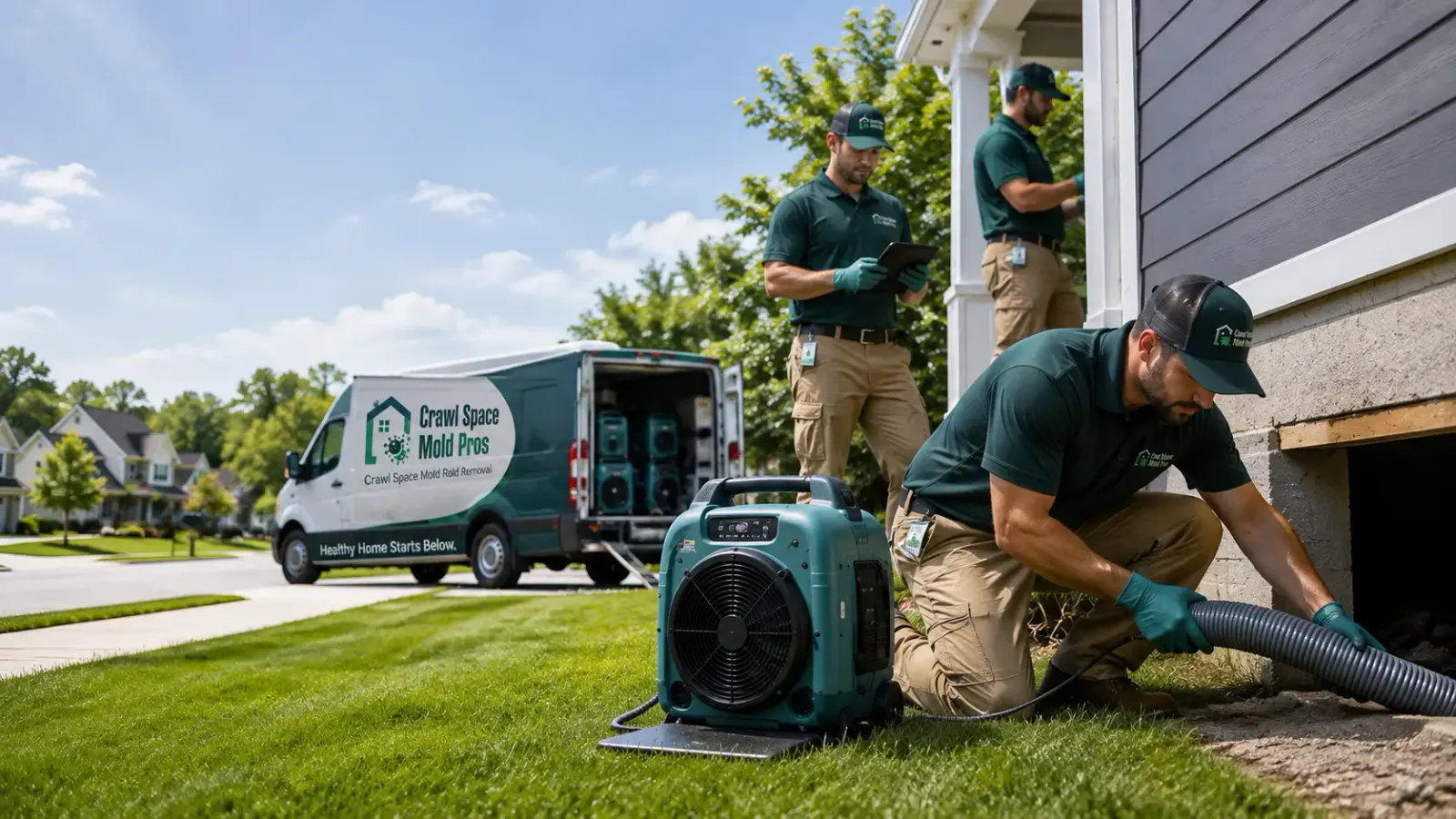 Crawl Space Mold Removal in Milford, DE